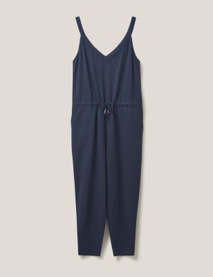 Cotton Rich Jersey Drawstring Jumpsuit Image 2 of 6