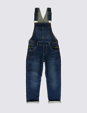 Cotton Rich Jersey Dungarees (1-7 years) Image 2 of 3