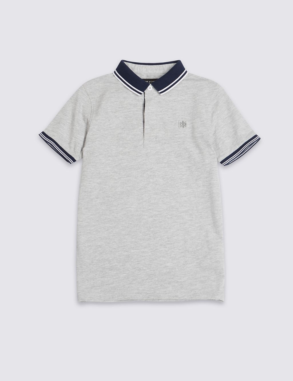 Cotton Rich Jersey Polo Shirt (3-16 Years) 1 of 6