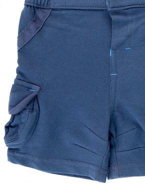 Cotton Rich Jersey Shorts Image 2 of 3