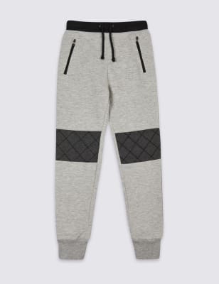 m&s cotton rich joggers