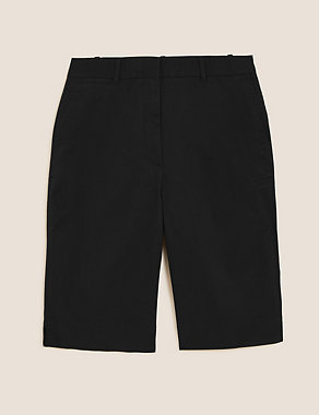 Cotton Rich Knee Length Chino Shorts Image 2 of 4