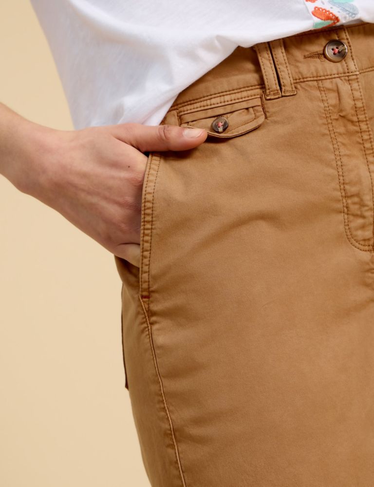 Cotton Rich Knee Length Chino Shorts 5 of 6