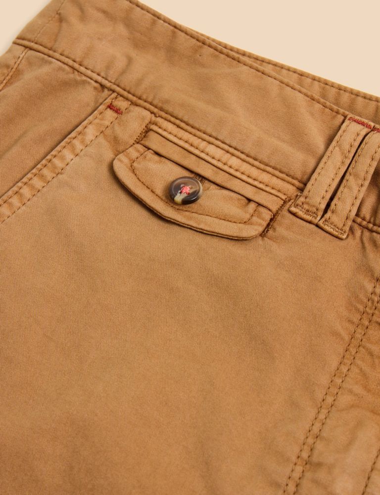 Cotton Rich Knee Length Chino Shorts 6 of 6