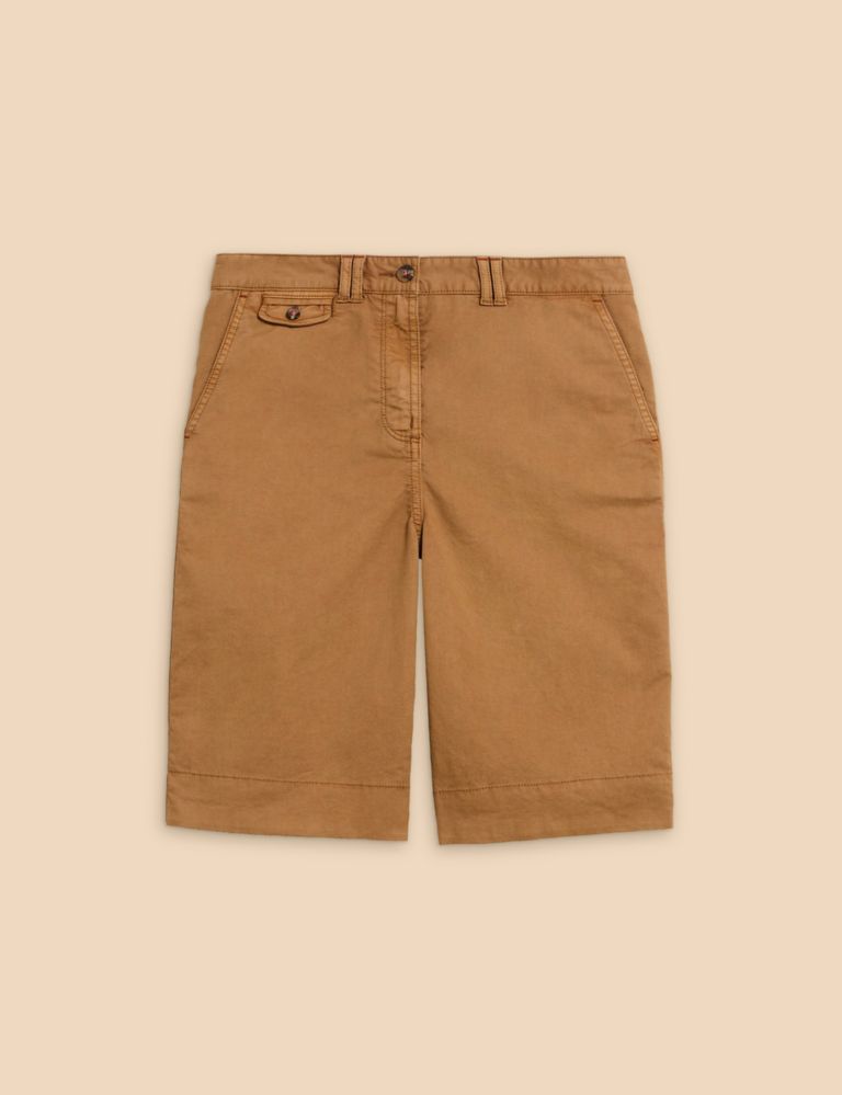 Cotton Rich Knee Length Chino Shorts 2 of 6