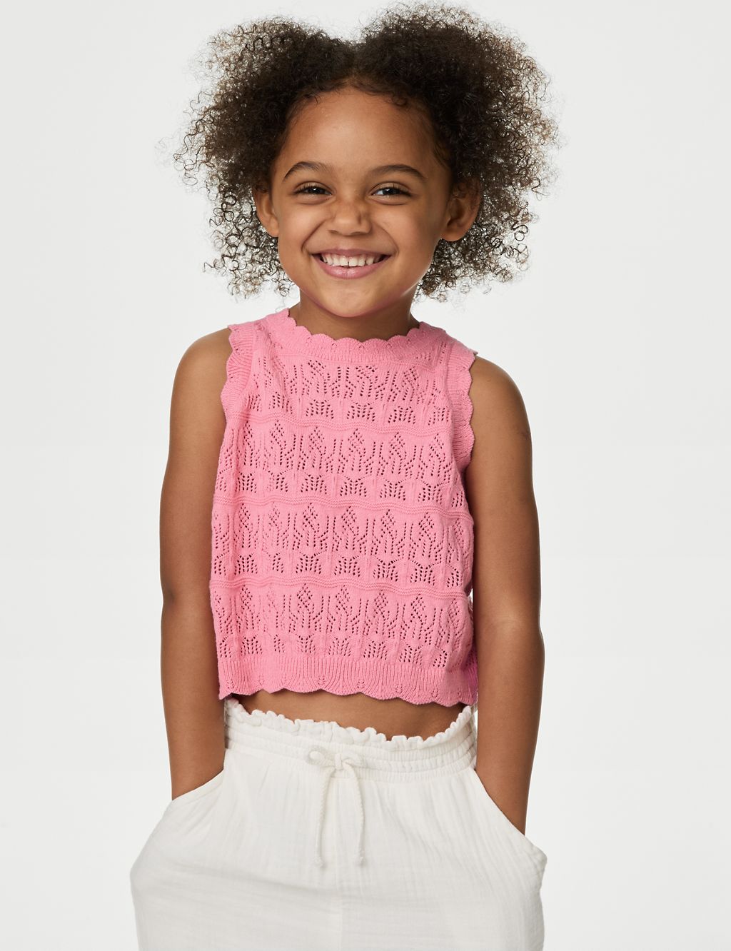 Cotton Rich Knitted Top (2-8 Yrs) 3 of 4