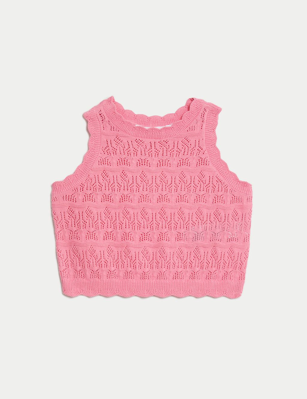 Cotton Rich Knitted Top (2-8 Yrs) 1 of 4