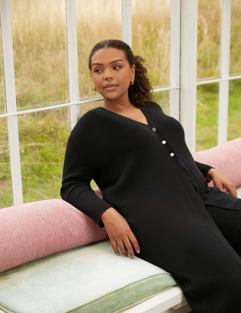 Black cardigan 2025 womens m&s
