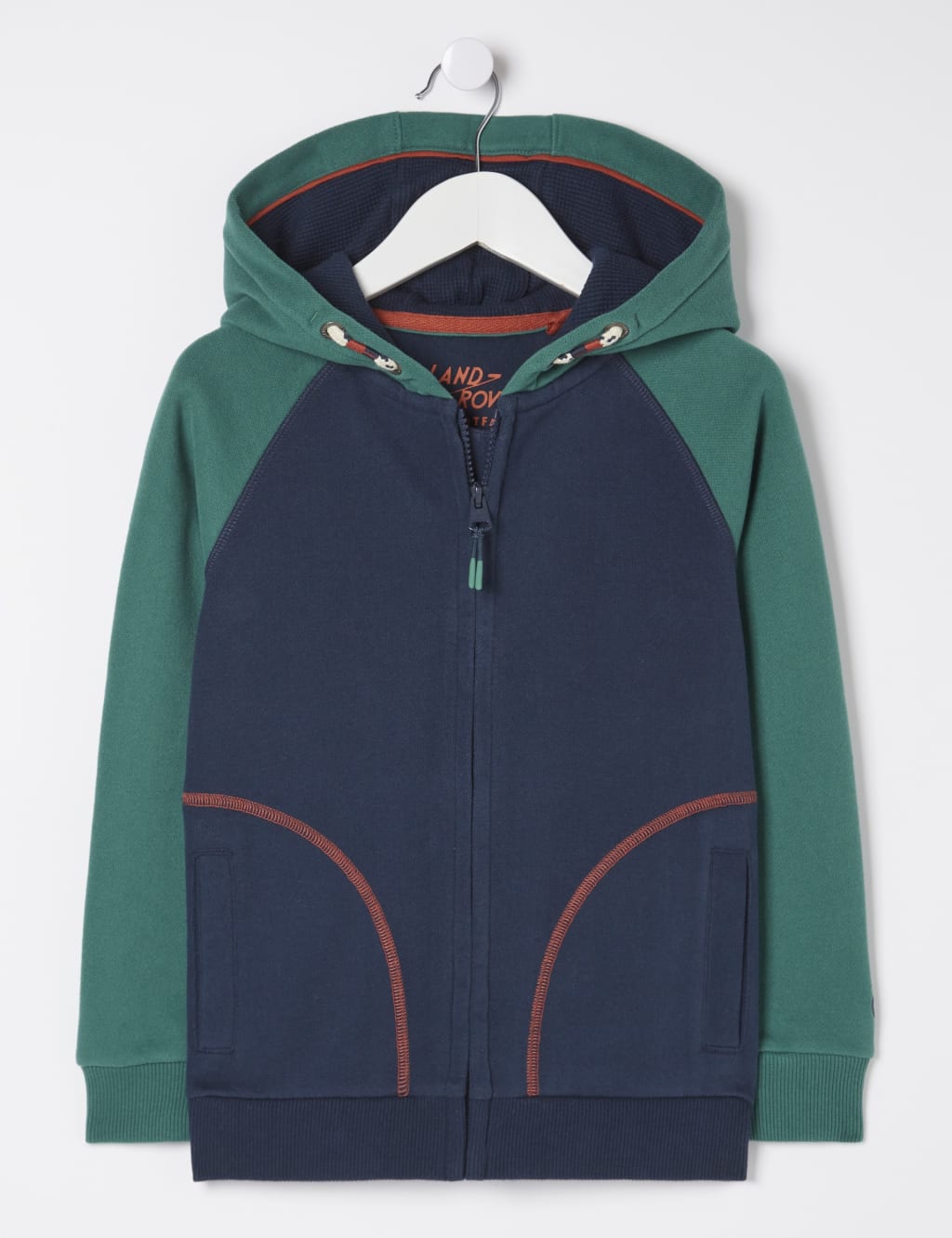 Cotton Rich Land Rover™ Zip Hoodie (313 Yrs) FatFace M&S