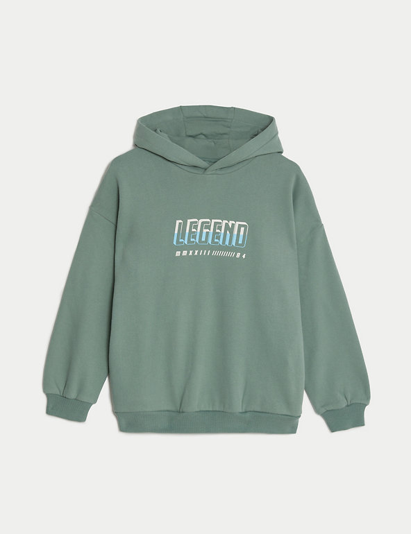 Cotton Rich Legend Hoodie (6-16 Yrs) Image 1 of 2