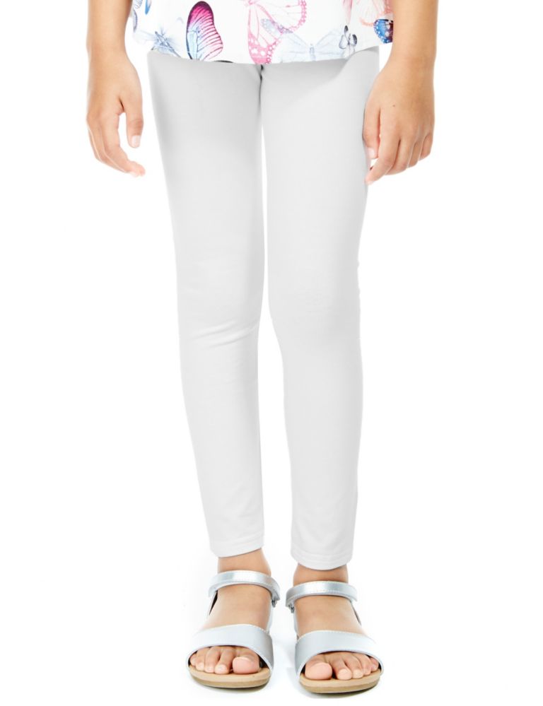 Cotton Rich Leggings with StayNEW™ 1 of 3