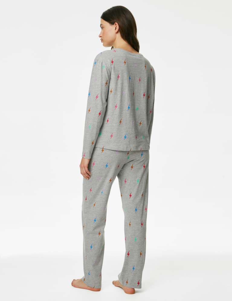 Cotton Rich Lightning Bolt Pyjama Set M S Collection M S