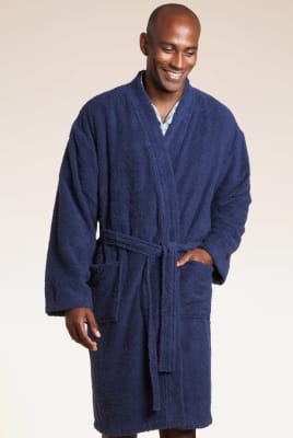 lightweight terry cloth robe mens