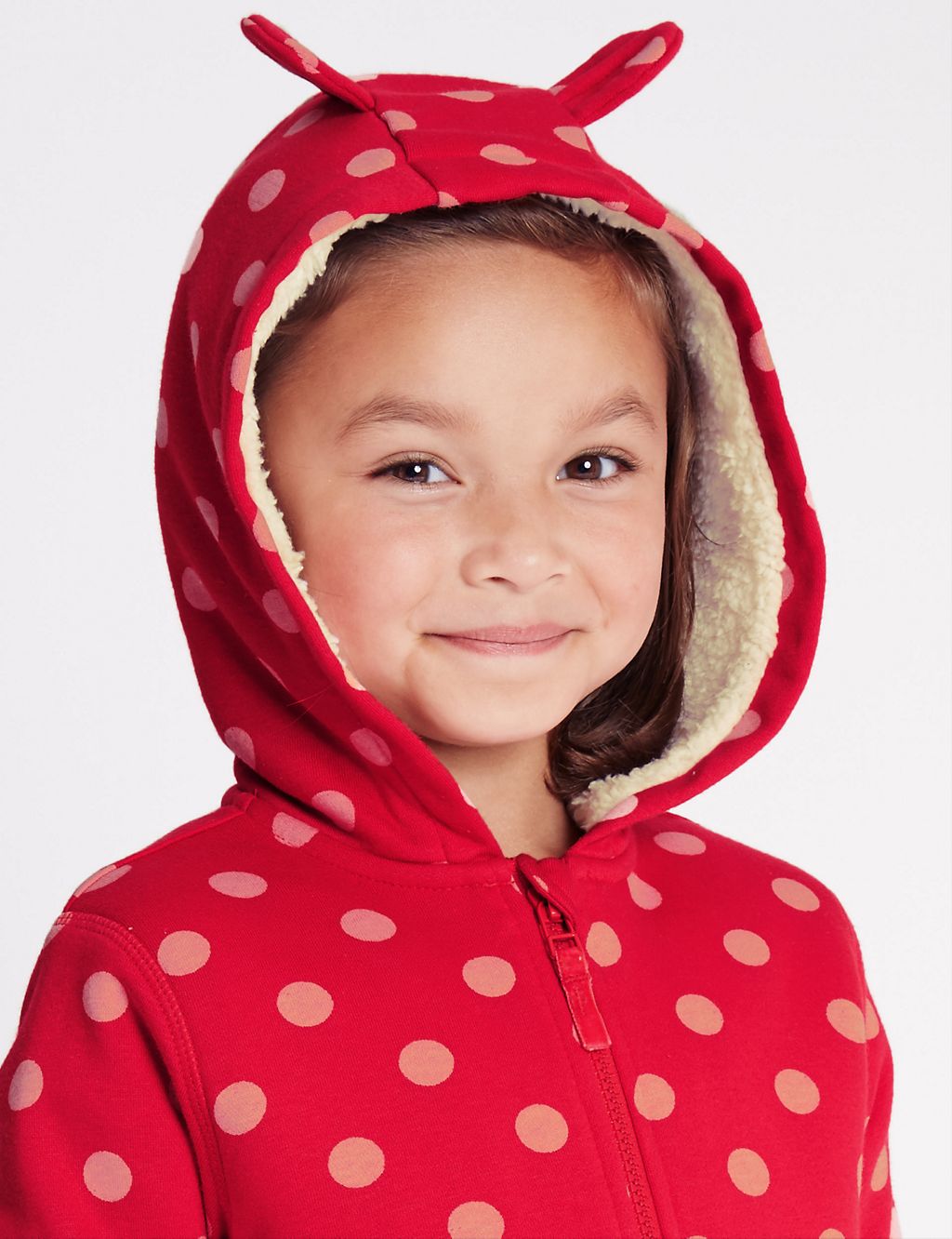 Cotton Rich Lined Hooded Top (1-5 Years) 4 of 5