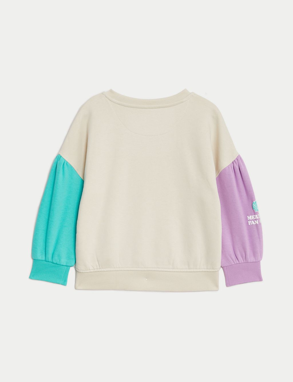 Cotton Rich Little Mermaid™ Sweatshirt (2-8 Yrs) 5 of 7