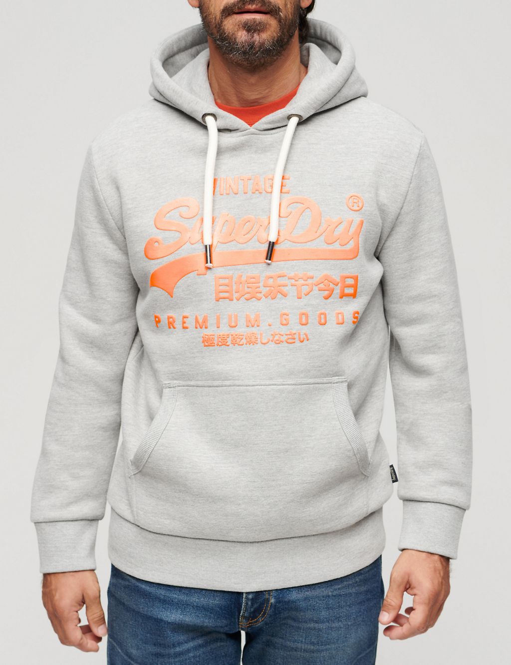 Cotton Rich Logo Graphic Hoodie 5 of 5