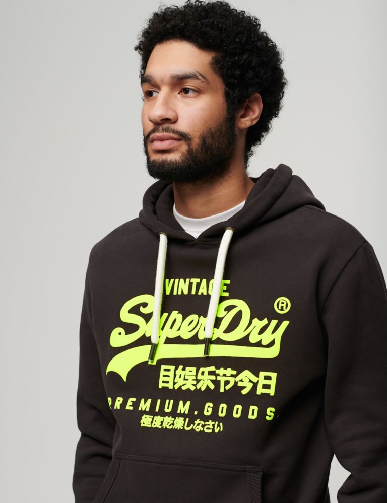 Cotton Rich Logo Graphic Hoodie 2 of 5