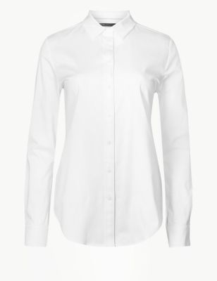 Cotton Rich Long Sleeve Shirt Image 2 of 4