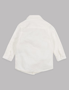 Cotton Rich Long Sleeve Shirt Image 2 of 4