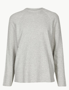 Cotton Rich Long Sleeve T Shirt Image 2 of 4