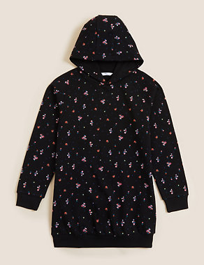 Cotton Rich Longline Hoodie (6-16 Yrs) Image 2 of 4
