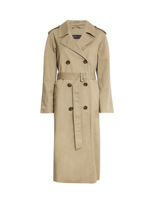 Cotton Rich Longline Trench Coat Image 2 of 7