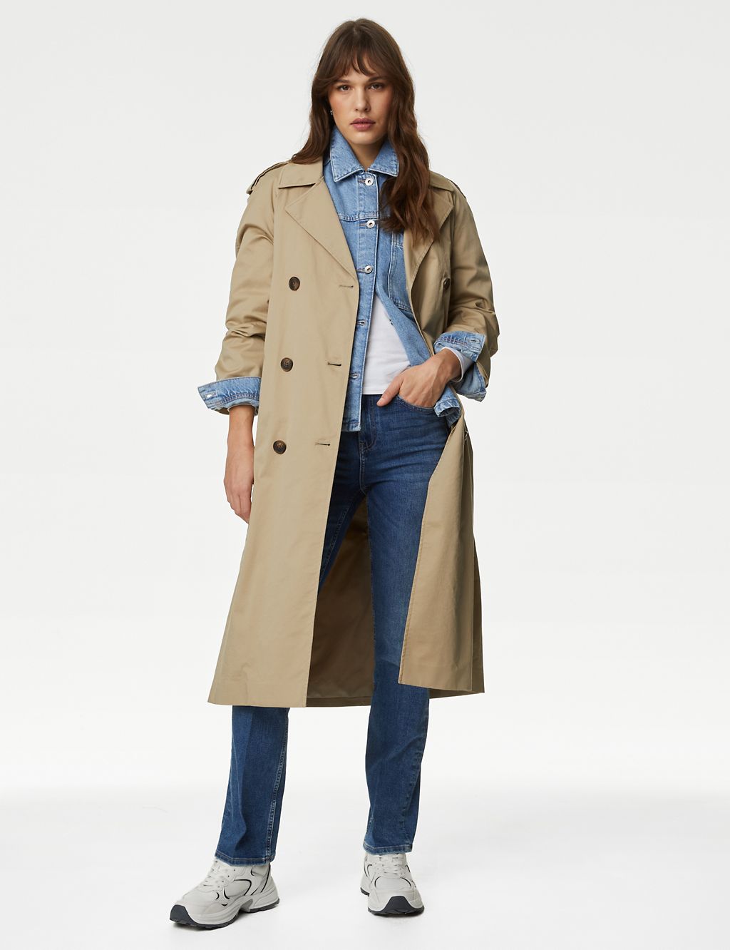 Cotton Rich Longline Trench Coat 2 of 7