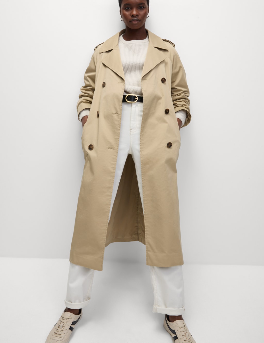 Cotton Rich Longline Trench Coat 2 of 7