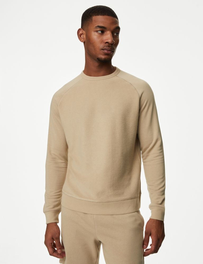 Cotton Rich Loungewear Sweatshirt 1 of 5