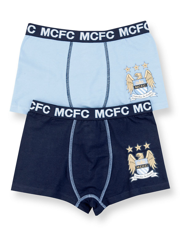 Cotton Rich Manchester City Football Club Trunks Image 1 of 2