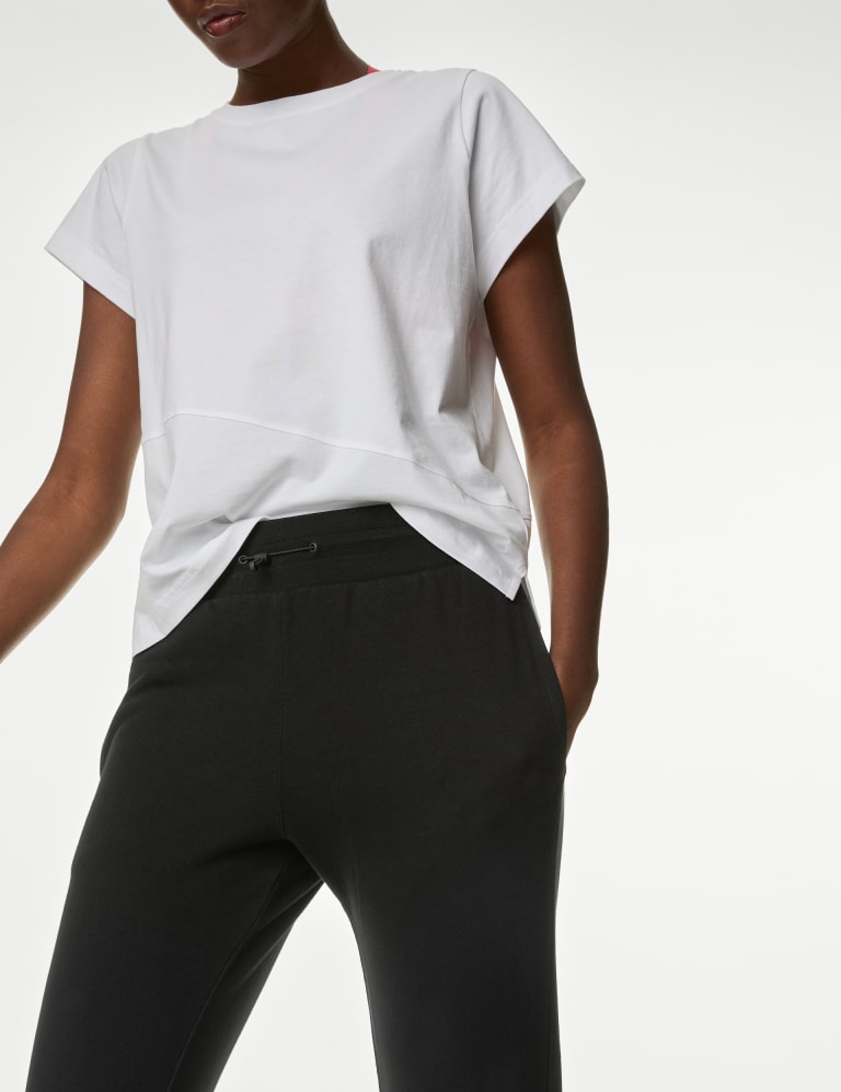 Mesh panel cheap joggers