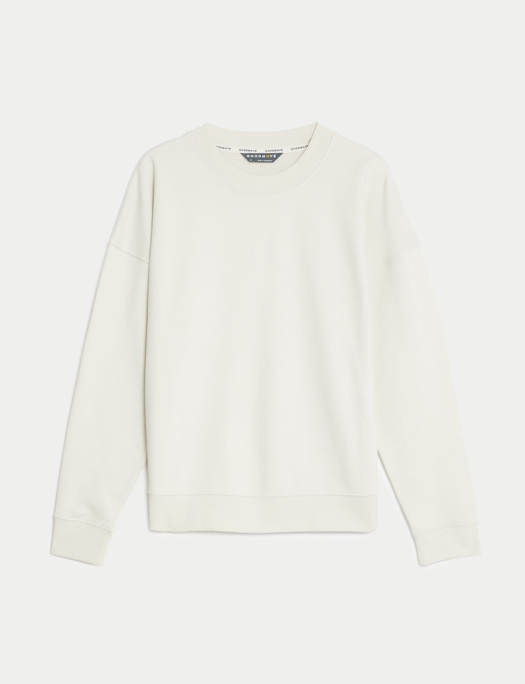 Cotton Rich Mesh Panel Sweatshirt | Goodmove | M&S