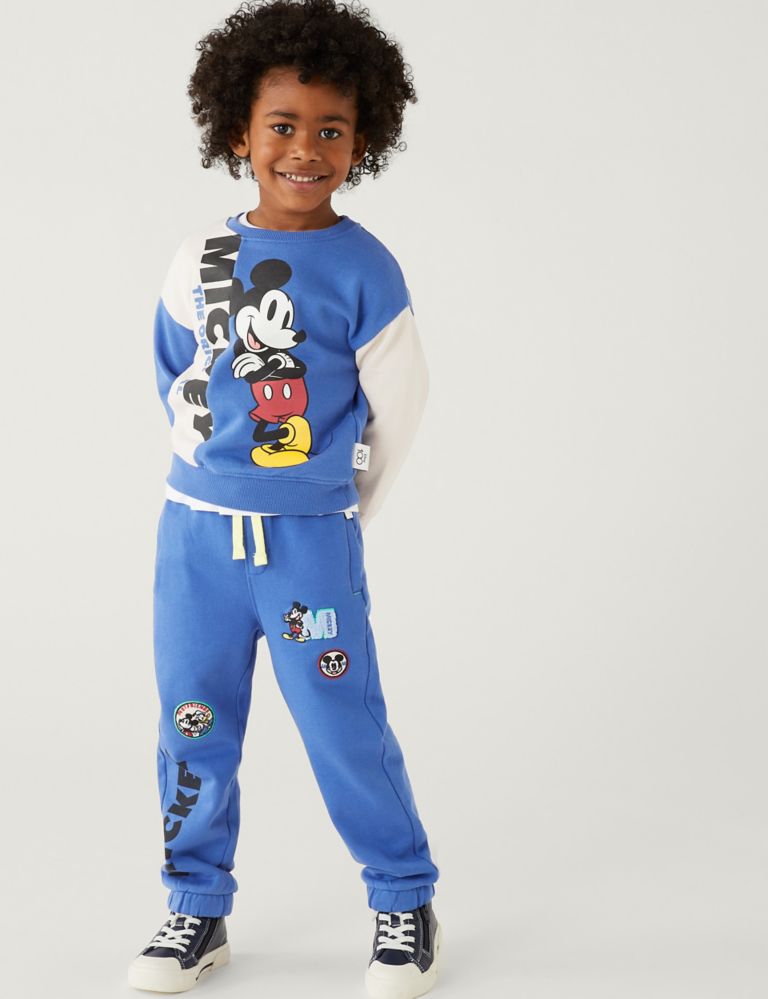 Cotton Rich Mickey Mouse™ Sweatshirt (2-7 Yrs) | M&S Collection | M&S