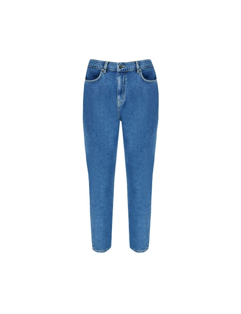 Cotton Rich Mid Rise Mom Jeans 2 of 4