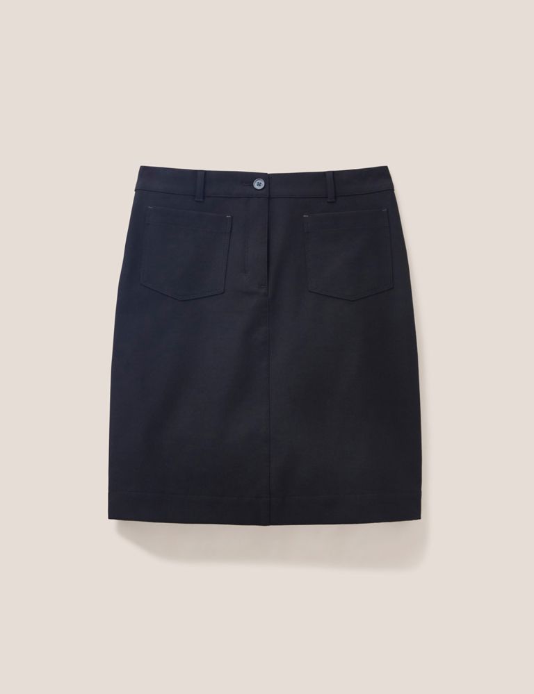Cotton Rich Mini Pencil Skirt | White Stuff | M&S
