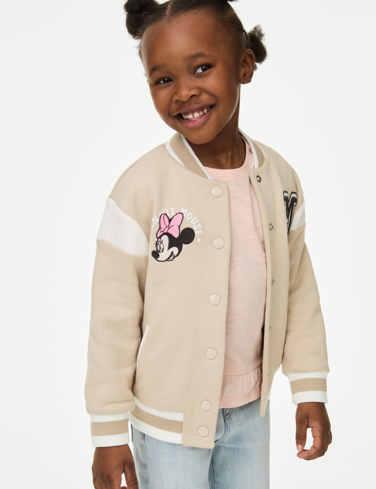 Cotton Rich Minnie Mouse Bomber 2 8 Yrs
