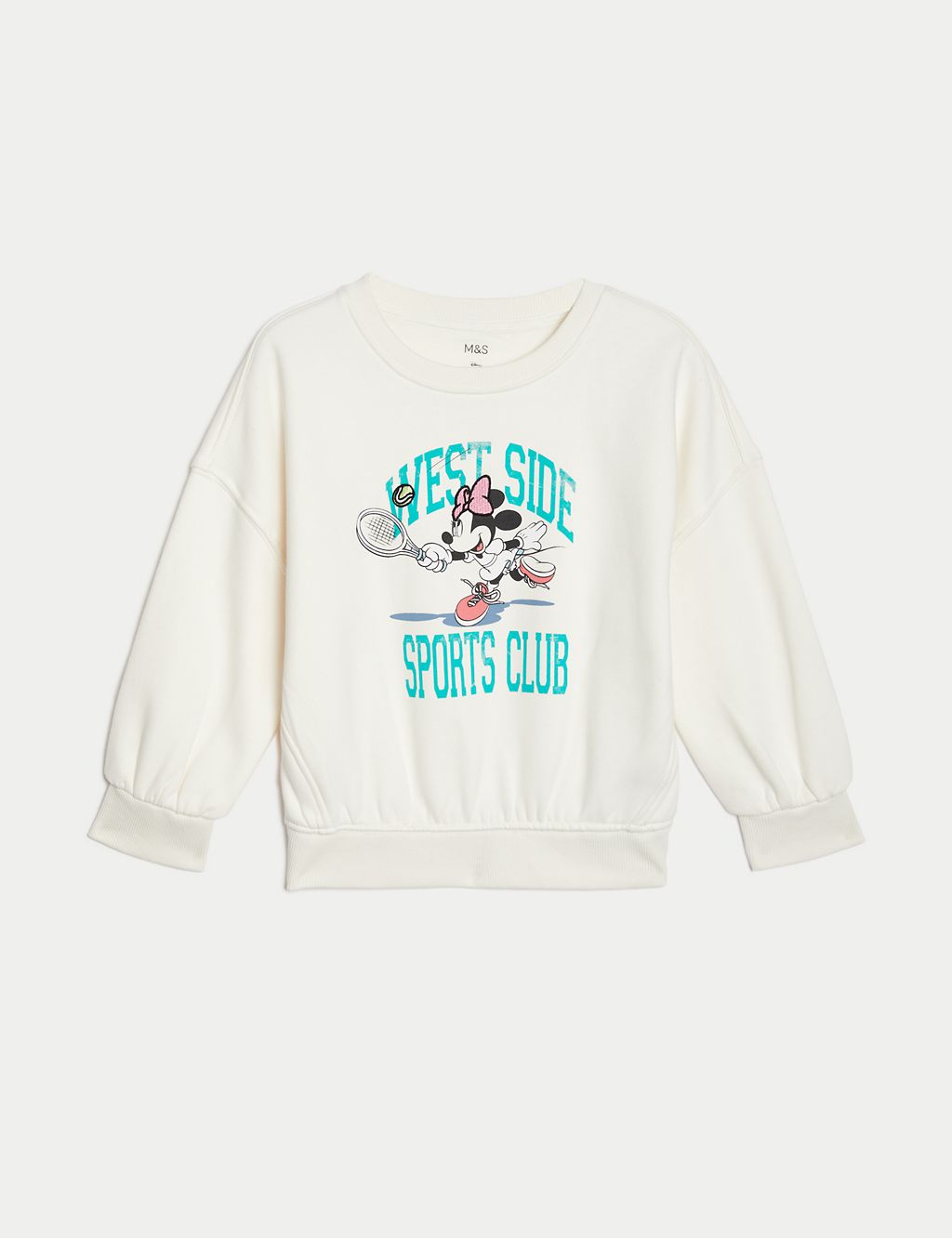 Cotton Rich Minnie Mouse™ Sweatshirt (2-8 Yrs) 1 of 5