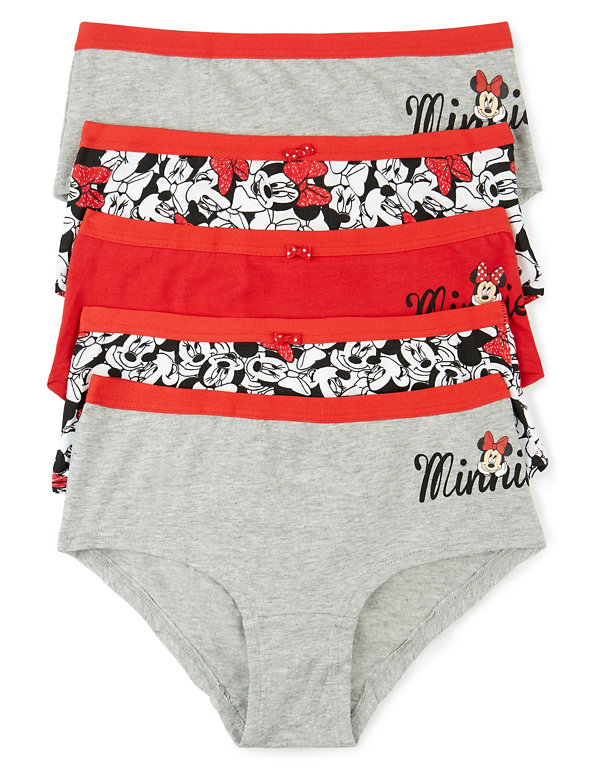 Cotton Rich Minnie Mouse Shorts (2-14 Years) Image 1 of 1