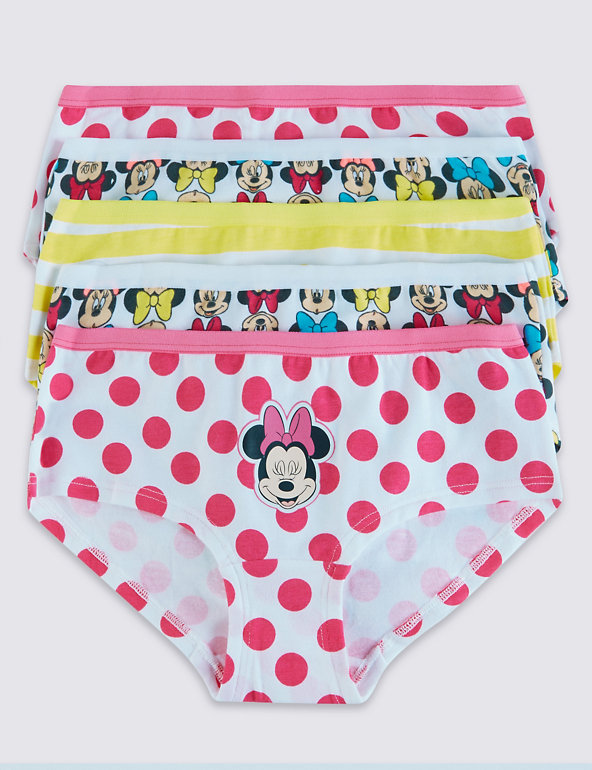 Cotton Rich Minnie Mouse Shorts (2-16 Years) Image 1 of 1