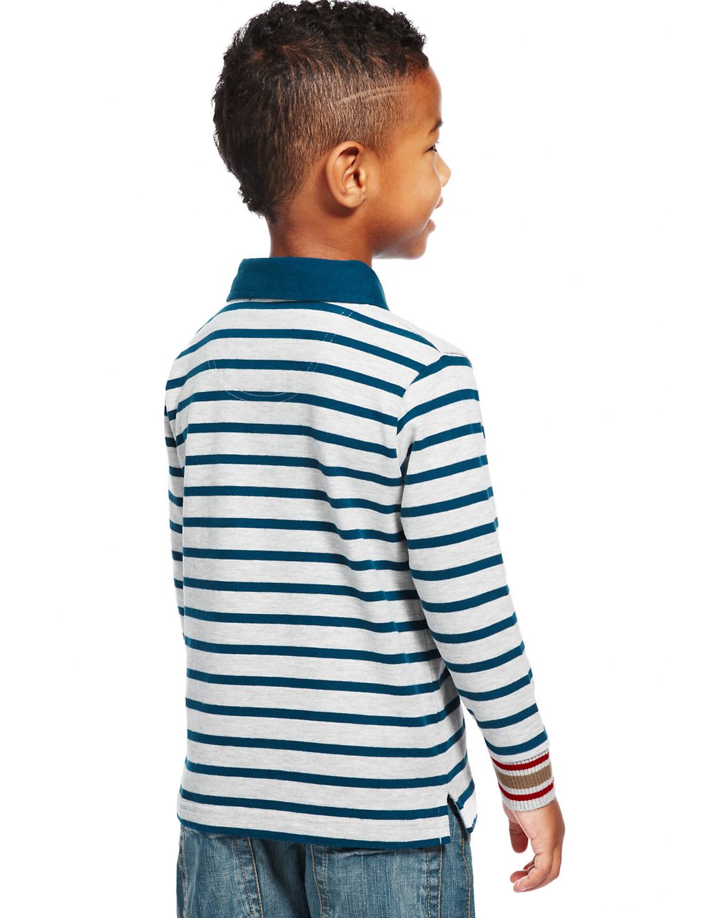 Cotton Rich Multi-Striped Rugby Top 4 of 5