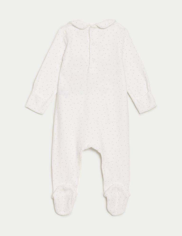 Cotton Rich My First Christmas Sleepsuit(7lbs-1 Yrs) | M&S Collection | M&S