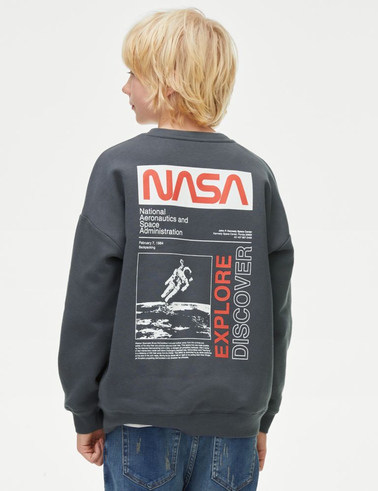 Cotton Rich NASA™ Sweatshirt (6-16 Yrs) 4 of 5