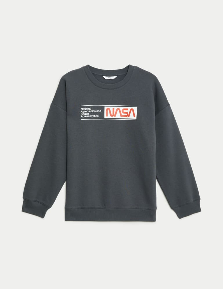 Cotton Rich NASA™ Sweatshirt (6-16 Yrs) 2 of 5