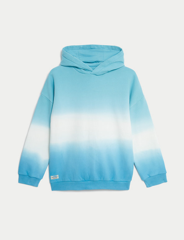 Cotton Rich Ombre Hoodie (6-16 Yrs) Image 1 of 2