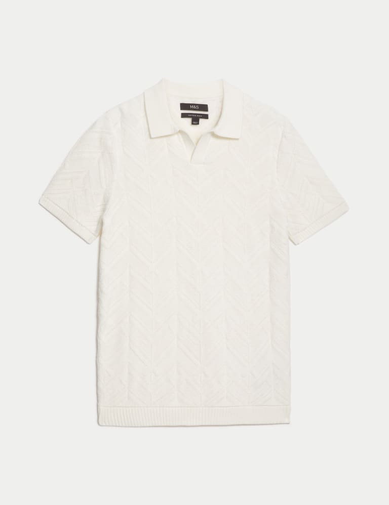 white polo shirt m&s