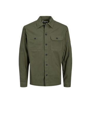 Cotton Rich Overshirt Image 2 of 7
