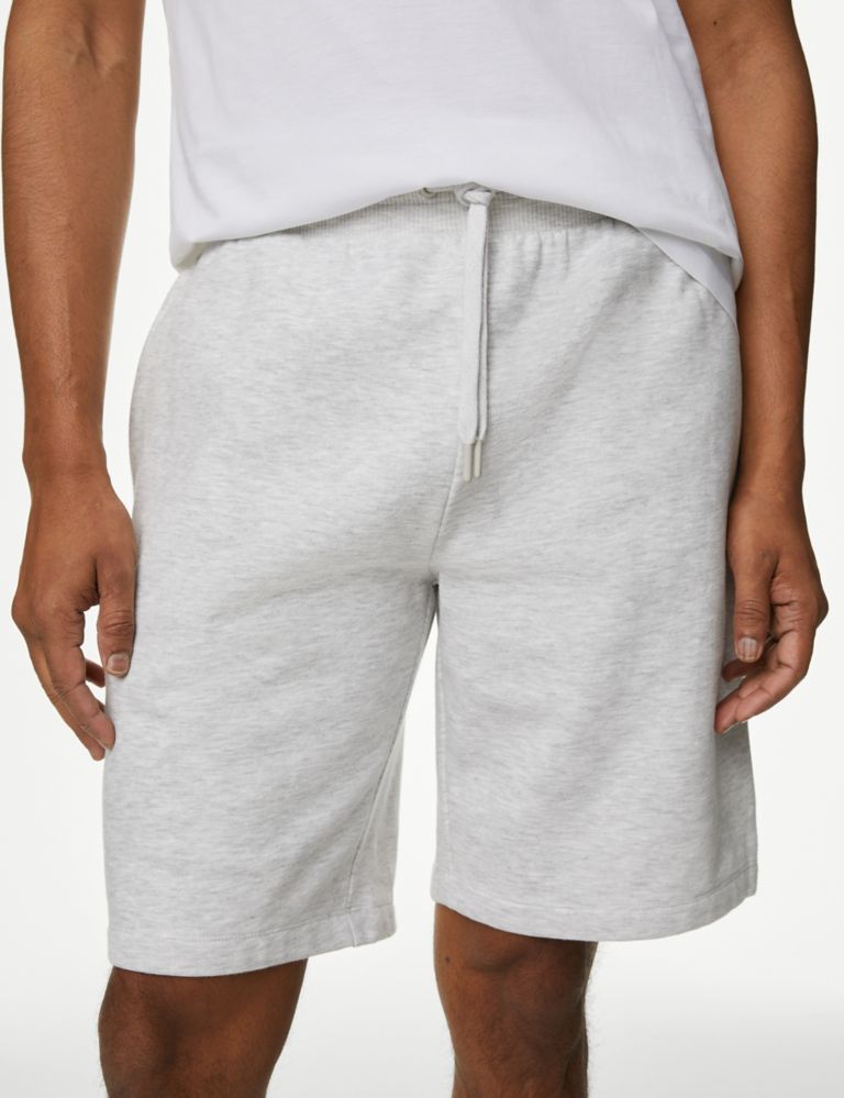Cotton Rich Oversized Jersey Shorts 1 of 6