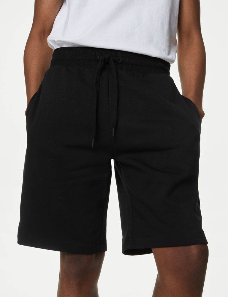 Cotton Rich Oversized Jersey Shorts 1 of 5