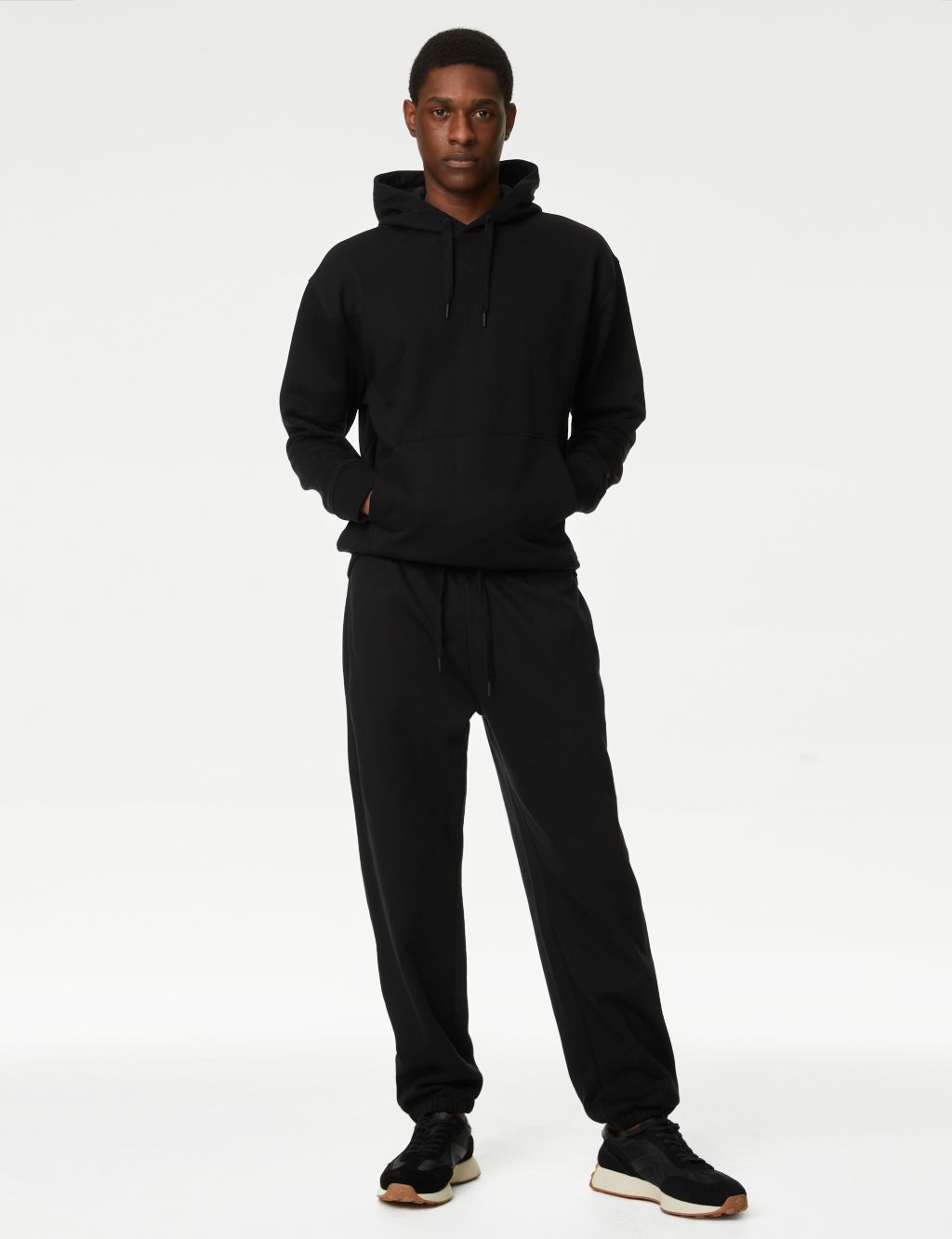 Cotton Rich Oversized Joggers | M&S Collection | M&S