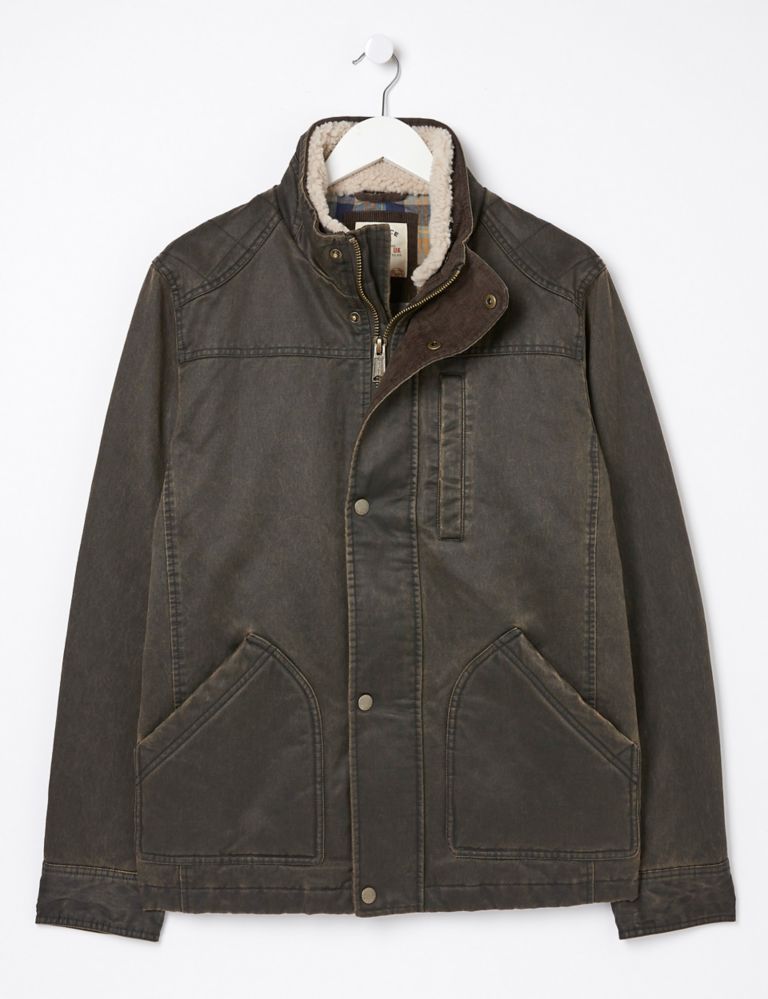 Cotton Rich Padded Utility Jacket | FatFace | M&S